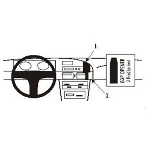 Image de Brodit ProClip für Toyota Corolla, ab Baujahr 1988 bis 1992
