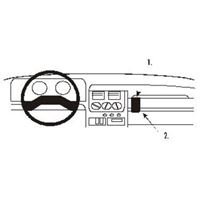 Image de Brodit ProClip für Peugeot 205, ab Baujahr 1988 bis 1998
