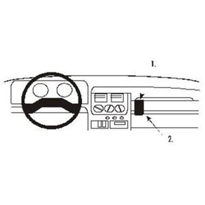 Image de Brodit ProClip für Peugeot 205, ab Baujahr 1988 bis 1998