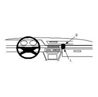 Resim Brodit ProClip für Honda Accord, ab Baujahr 1986 bis 1989