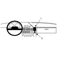 Image de Brodit ProClip für Mazda 929, ab Baujahr 1988 bis 1991