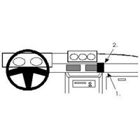 Image de Brodit ProClip für MITSUBUSHI Wagon, ab Baujahr 1986 bis 1991