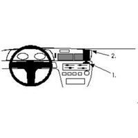 Image de Brodit ProClip für Toyota Carina, ab Baujahr 1988 bis 1991