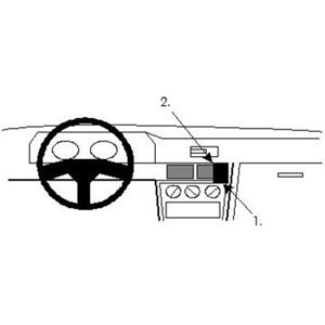 Image de Brodit ProClip für Mitsubishi Galant, ab Baujahr 1988 bis 1992