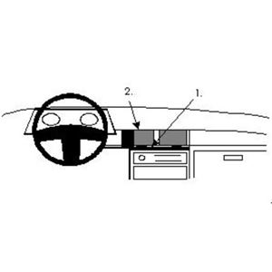 Image de Brodit ProClip für Honda Shuttle, ab Baujahr 1988 bis 1991