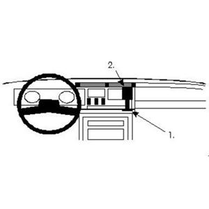 Image de Brodit ProClip für Renault R 25, ab Baujahr 1988 bis 1992