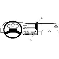 Image de Brodit ProClip für Toyota Land Cruiser, ab Baujahr 1987 bis 1990
