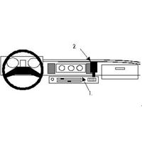 Image de Brodit ProClip für Isuzu Trooper, ab Baujahr 1982 bis 1993