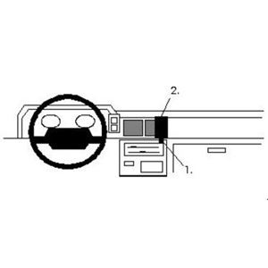 Image de Brodit ProClip für Nissan Terrano, ab Baujahr 1987 bis 1993