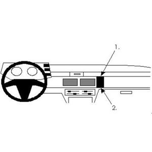 Image de Brodit ProClip für Opel Frontera, ab Baujahr 1992 bis 1996