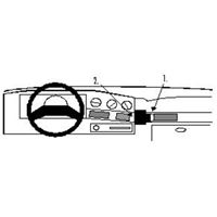 Resim Brodit ProClip für Ford Taurus, ab Baujahr 1989 bis 1990
