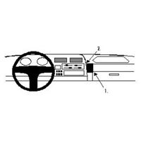 Image de Brodit ProClip für Toyota HiAce, ab Baujahr 1990 bis 1995