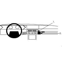 Resim Brodit ProClip für Citroen XM, ab Baujahr 1990 bis 1994