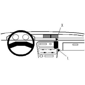 Image de Brodit ProClip für Suzuki Swift - Baujahr 1989 bis 1991