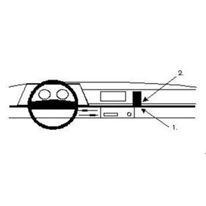 Image de Brodit ProClip für VW Pickup, ab Baujahr 1980 bis 1990