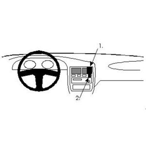 Image de Brodit ProClip für Nissan Primera P10E/W10, ab Baujahr 91 bis 95