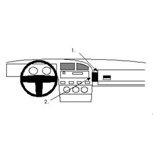 Image de Brodit ProClip für VW Passat, ab Baujahr 1988 - 1993