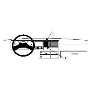 Image de Brodit ProClip für VW Transporter T4, ab Baujahr 1991 bis 1995
