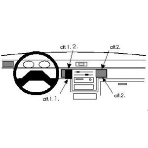 Image de Brodit ProClip für Mitsubishi Diamante, ab Baujahr 1991 bis 1996