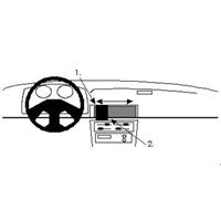 Resim Brodit ProClip für Daihatsu - Charade, ab Baujahr 1991 bis 1993