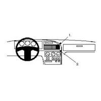 Image de Brodit ProClip für Hyundai Scope, ab Baujahr 1991 bis 1994