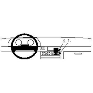 Image de Brodit ProClip für Renault Clio, ab Baujahr 1991 bis 1998