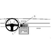 Image de Brodit ProClip für Hyundai Pony, ab Baujahr 1991 bis 1994