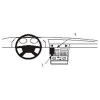 Resim Brodit ProClip für Fiat Uno, ab Baujahr 1989 bis 1995