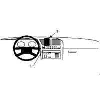 Resim Brodit ProClip für Fiat Croma, ab Baujahr 1991 bis 1996