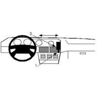 Image de Brodit ProClip für Lancia Dedra, ab Baujahr 1991 bis 1999