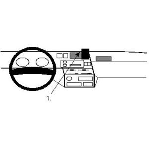 Image de Brodit ProClip für Nissan King Van, ab Baujahr 1990 bis 1995