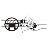 Image de Brodit ProClip für Volvo FL 7, ab Baujahr 1986 bis 1999