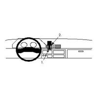 Image de Brodit ProClip für Mitsubishi L300, ab Baujahr 1990 bis 1994