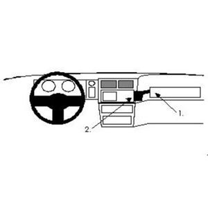 Resim Brodit ProClip für Ford Sierra - ab Buajahr 1992 bis 1996