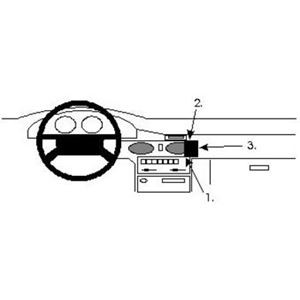 Image de Brodit ProClip für Mazda 626, ab Baujahr 1992 bis 1997