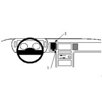 Resim Brodit ProClip für Chrysler Voyager, ab Baujahr 1991 bis 1993