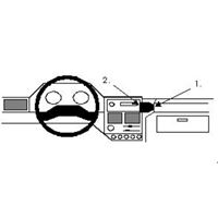 Image de Brodit ProClip für Peugeot 106, ab Baujahr 1992 bis 1995