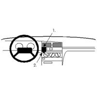 Image de Brodit ProClip für Peugeot 405, ab Baujahr 1988 bis 1992