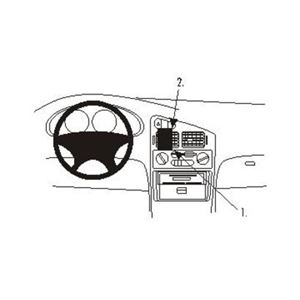 Image de Brodit ProClip für Mitsubishi Lancer, ab Baujahr 1993 bis 1995