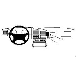 Image de Brodit ProClip für Peugeot 405, ab Baujahr 1993 bis 1995