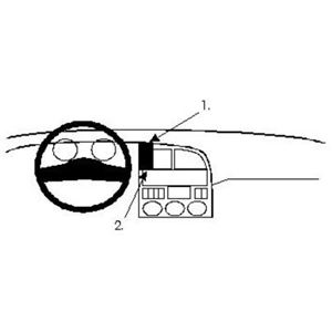 Image de Brodit ProClip für Renault R 19, ab Baujahr 1993