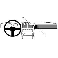 Image de Brodit ProClip für Toyota Supra, ab Baujahr 1986 bis 1993