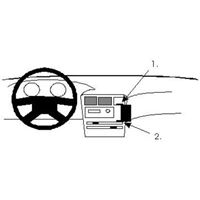 Image de Brodit ProClip für Toyota Corolla, ab Baujahr 1993 bis 199