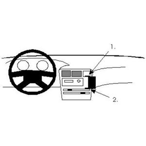 Image de Brodit ProClip für Toyota Corolla, ab Baujahr 1993 bis 199