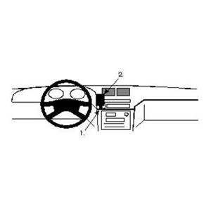 Image de Brodit ProClip für Honda Legend, ab Baujahr 1991 bis 1995