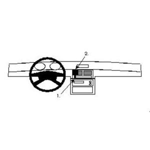 Image de Brodit ProClip für Honda Prelude, ab Baujahr 1992 bis 1996