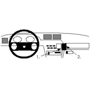 Image de Brodit ProClip für Opel Vectra, ab Baujahr 1989 bis 1995