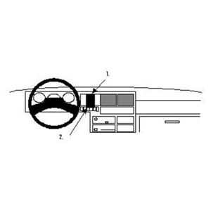 Image de Brodit ProClip für VW Transporter T4, ab Baujahr 1991 bis 1995