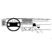 Resim Brodit ProClip für Citroen Xantia, ab Baujahr 1993 bis 1997