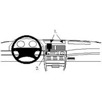 Resim Brodit ProClip für BMW 7er (E32), ab Baujahr 1987 bis 1993